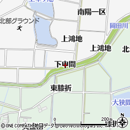 愛知県知多郡東浦町森岡下申間周辺の地図