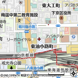 京都府京都市下京区東油小路町552周辺の地図