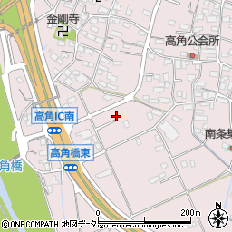 三重県四日市市高角町1556-1周辺の地図