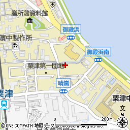 滋賀県大津市御殿浜16-3周辺の地図