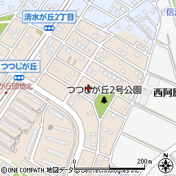 愛知県知多市つつじが丘2丁目9周辺の地図