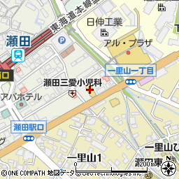 ＡＯＫＩ大津瀬田店周辺の地図