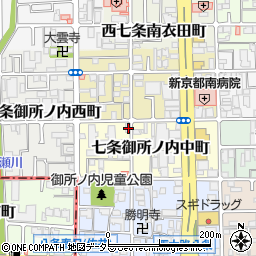 京都府京都市下京区七条御所ノ内中町10周辺の地図
