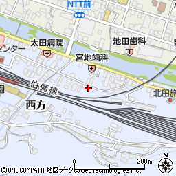 岡山県新見市西方55周辺の地図
