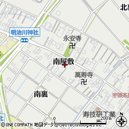 愛知県安城市浜屋町（南屋敷）周辺の地図