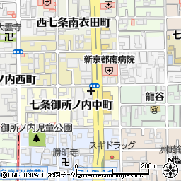 京都府京都市下京区七条御所ノ内中町55周辺の地図