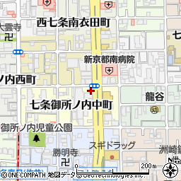 京都府京都市下京区七条御所ノ内中町55周辺の地図