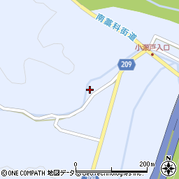 静岡県静岡市葵区小瀬戸1107周辺の地図