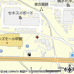 積水化学工業株式会社　滋賀水口工場積水クラブ周辺の地図
