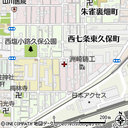 京都府京都市下京区梅小路東町36周辺の地図