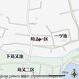愛知県知多郡東浦町森岡時志一区周辺の地図