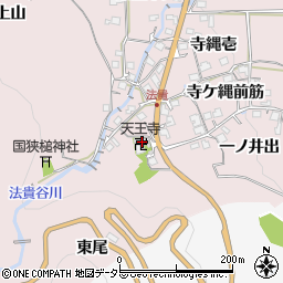 天王寺周辺の地図