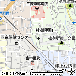 京都府京都市西京区桂御所町周辺の地図
