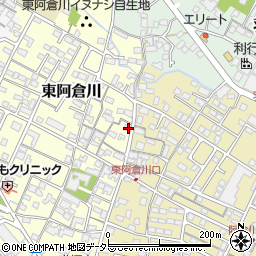 三重県四日市市東阿倉川257周辺の地図