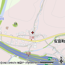 兵庫県姫路市安富町三森89周辺の地図