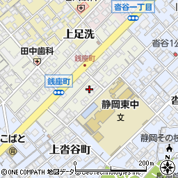 静岡県静岡市葵区銭座町40周辺の地図