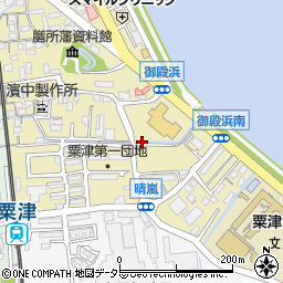 滋賀県大津市御殿浜17周辺の地図