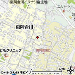 三重県四日市市東阿倉川256-1周辺の地図