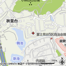 滋賀県大津市秋葉台19-23周辺の地図