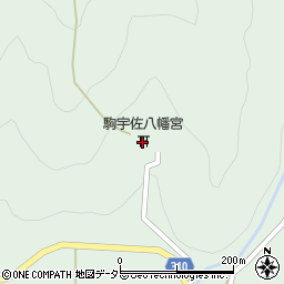 駒宇佐八幡宮周辺の地図