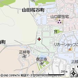 京都府京都市西京区山田南町20周辺の地図