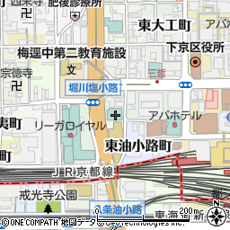 京都府京都市下京区南不動堂町1周辺の地図