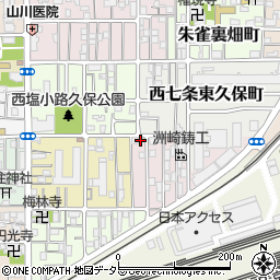 京都府京都市下京区梅小路東町39周辺の地図