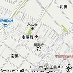 愛知県安城市浜屋町北屋敷周辺の地図