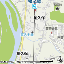 静岡県伊豆市柏久保711-2周辺の地図
