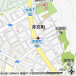 綾波書店静岡参号店周辺の地図
