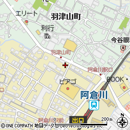 ホープクリーニング阿倉川店周辺の地図