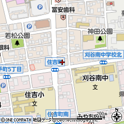 ファミリーマート刈谷若松店周辺の地図