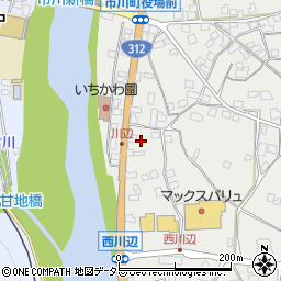 兵庫県神崎郡市川町西川辺467周辺の地図