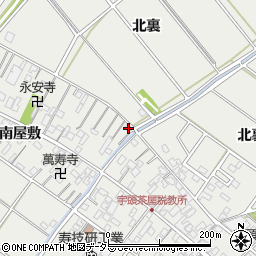 愛知県安城市浜屋町北裏4周辺の地図