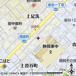 静岡県静岡市葵区銭座町43周辺の地図