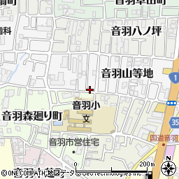 京都府京都市山科区音羽山等地15-27周辺の地図