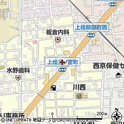 京都府京都市西京区上桂三ノ宮町33周辺の地図