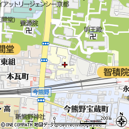 京都府京都市東山区東瓦町681周辺の地図