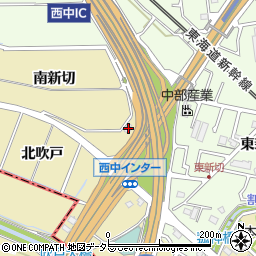 愛知県知立市西中町南新切85-39周辺の地図