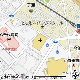 ＤＣＭ安城住吉店周辺の地図