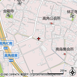 三重県四日市市高角町123周辺の地図