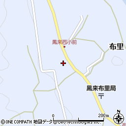 愛知県新城市布里（堂下）周辺の地図