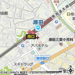 餃子の王将 瀬田店周辺の地図