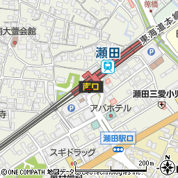 帝産湖南交通株式会社　瀬田駅前案内所周辺の地図