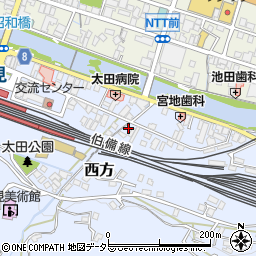 岡山県新見市西方51周辺の地図