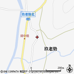 愛知県新城市玖老勢野林周辺の地図