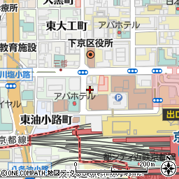 鴨料理 鴨ぱと 京都駅周辺の地図