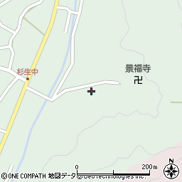 兵庫県猪名川町（川辺郡）杉生（栖ノ子）周辺の地図