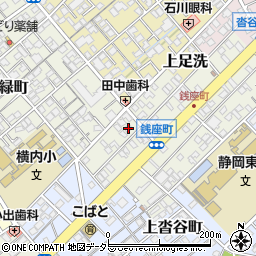 静岡県静岡市葵区銭座町106周辺の地図