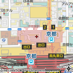 京のカレーうどん 味味香 京都ポルタ店周辺の地図